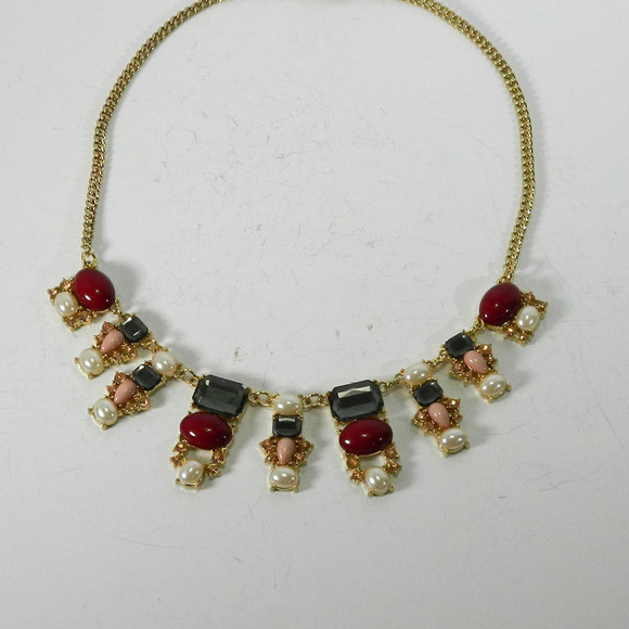 Clearance Necklace Bling Ready to Resell or Wear Faux Pearls Faux Gems - Picture 6 of 8